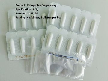 De rectale Ketoprofen-Hulp 0.3g van de Zetpilpijn gebruikt Anti ontstekingsmedicijn